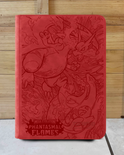 Pokemon Laser Engraved Trading Card Binder Phantasmal Flames (Made To Order) - Image 3