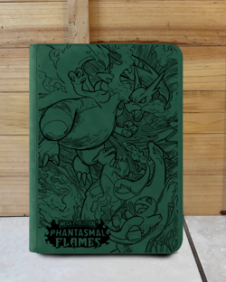 Pokemon Laser Engraved Trading Card Binder Phantasmal Flames (Made To Order) - Image 4