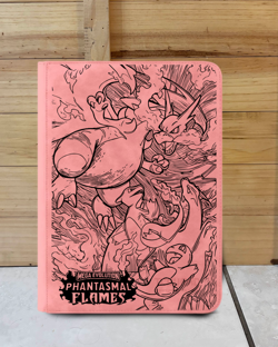Pokemon Laser Engraved Trading Card Binder Phantasmal Flames (Made To Order) - Image 5