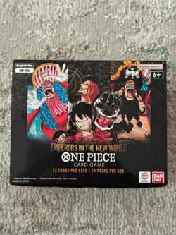 One Piece Card Game OP-09 Emperors in the New World Booster Box English |Damaged - Image 1
