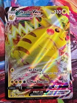 Pikachu VMAX SWSH286 Pokemon Sword & Shield Promo Ultra Rare Card NM EN - Image 1