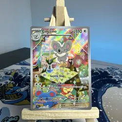 Cinccino 183/162 - Temporal Forces - Illustration Rare Pokemon Card NM - Image 1
