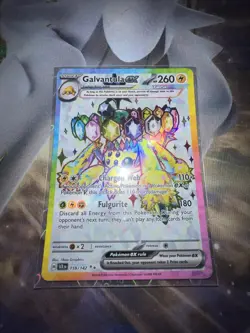 Pokemon TCG Galvantula EX Stellar Crown Ultra Rare Card 159/142 NM/M Condition - Image 1