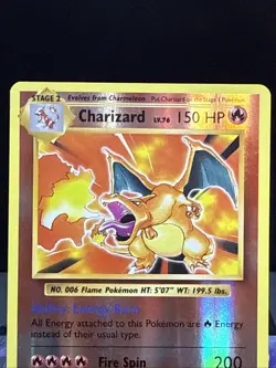 Pokemon Card Charizard 11/108 Reverse Holo Rare XY Evolutions Set Light Play - Image 2