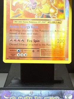 Pokemon Card Charizard 11/108 Reverse Holo Rare XY Evolutions Set Light Play - Image 4