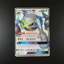 Metagross GX 157a/145 Pokemon Hidden Fates Holo Full Art Card - Image 1