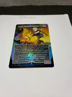Magic the Gathering MTG Cloud, Midgar Mercenary x1 Chocobo Track FOIL Card NM/M - Image 5