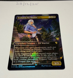Magic the Gathering MTG Estinien Varlineau x1 Chocobo Track FOIL Card NM/M - Image 1