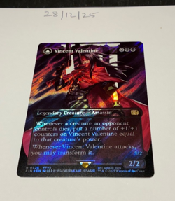 Magic the Gathering MTG Vincent Valentine x1 Rare B'less SURGE FOIL Card NM/M - Image 1