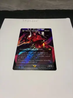 Magic the Gathering MTG Vincent Valentine x1 Rare B'less SURGE FOIL Card NM/M - Image 2