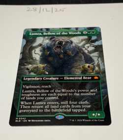 Magic the Gathering MTG Lumra, Bellow of the Woods Mythic Borderless Card NM/M - Image 1