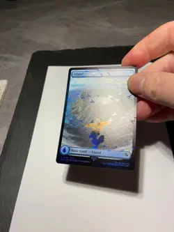 Magic the Gathering MTG Island Full Art x4 Land Chocobo Track FOIL Cards NM/M - Image 4