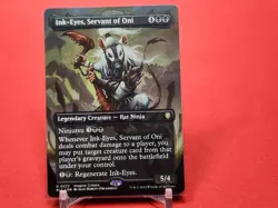 Ink-Eyes, Servant of Oni (Borderless) Commander: Bloomburrow Regular NM - Image 1