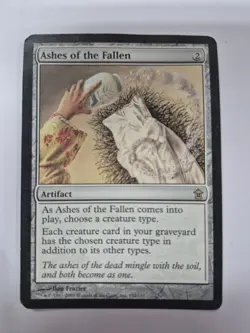 Ashes of the Fallen - Medium Play MTG Saviors of Kamigawa - Image 1