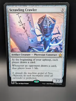 MTG - Scrawling Crawler - Artifact Creature - FDN #132 - Rare - NM - Image 1