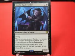Faerie Bladecrafter Commander: Wilds of Eldraine Regular NM - Image 1