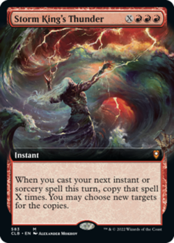 1 x Storm King's Thunder - Extended Art - Commander Legends: Battle for Baldur's - Image 1