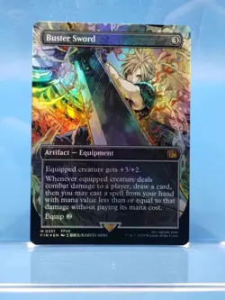 Buster Sword (Borderless) Final Fantasy Foil - Image 1