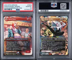 PSA 10 Gwen Stacy (0202) (Borderless) Marvel's Spider-Man MTG Gem Mint 10 - Image 3