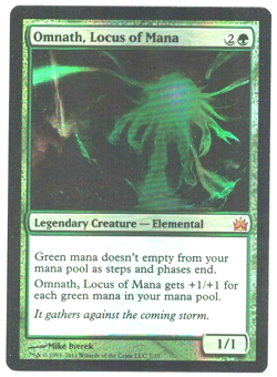 MTG Omnath, Locus of Mana (Foil); From the Vault: Legends; Magic the Gathering - Image 1