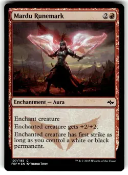 FOIL MTG Mardu Runemark Fate Reforged Regular - Image 1