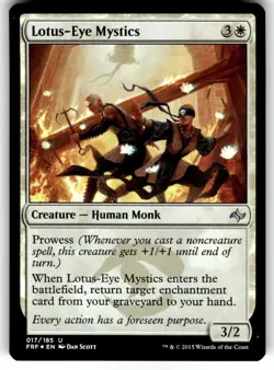 FOIL MTG NM Lotus-Eye Mystics Fate Reforged Regular - Image 1