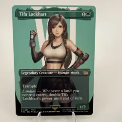 Tifa Lockhart R0391 Regular (Borderless) Final Fantasy Magic the Gathering NM - Image 1