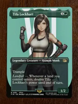 Magic The Gathering Final Fantasy Tifa Lockhart Borderless Non-foil - Image 1