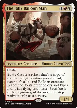 THE JOLLY BALLOON MAN mtg NM-M Duskmourn: House of Horror 1 Rare - Image 1