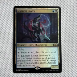 MTG [Likeness Looter] FOIL Wilds of Eldraine (WOE) #208/375 NM/Unplayed Magic - Image 1