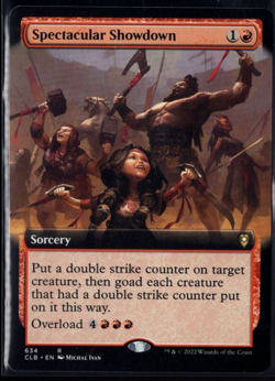 Spectacular Showdown 634 Extended Art Rare Non Foil Baldur's Gate Magic TCG NM - Image 1