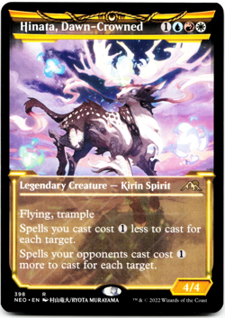 Hinata, Dawn-Crowned (Showcase) - [Kamigawa Neon Dynasty] Magic MTG - NM 💧🔥⚪ - Image 3
