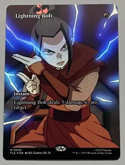 MTG Avatar: TLE Lightning Bolt Instant MYTHIC FOIL #0032 - Image 1