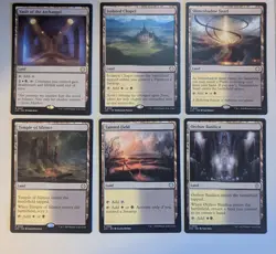 MTG Lands - Orzhov (White/Black). 6 Card lot - Image 1