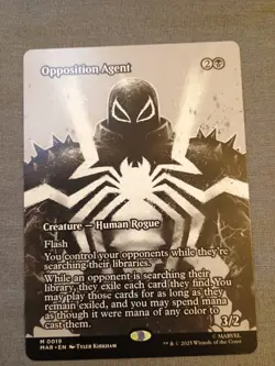 Opposition Agent (Borderless) Marvel Spider Man Mtg Mythic - Image 1