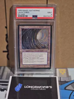 MTG - Lava Tubes - PSA 9 - Graded - Ice Age 1995 - Image 1