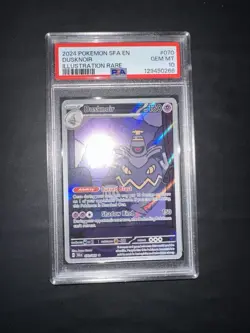 POKEMON PSA 10 DUSKNOIR ILLUSTRATION RARE 070/064 SHROUDED FLABLE ENGLISH 2024! - Image 5