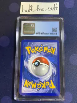 POKEMON - CGC 9 - DRAGONITE FB - 56/147- LEAGUE CROSSHATCH PROMO GRADED CARD PSA - Image 2