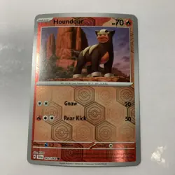 Houndour 007/064 Reverse Holo Common Scarlet & Violet Shrouded Fable Pokemon TCG - Image 1