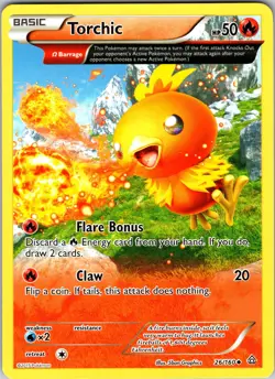Torchic (Omega) 26/160 XY - Primal Clash Pokemon TCG LP - Image 1