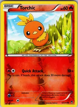 Torchic 12/111 XY - Furious Fists Pokemon TCG LP-NM - Image 1
