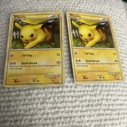 Pikachu 2/30 & 78/123 Pokemon Trainer Kit 2010 - Near Mint - Image 1