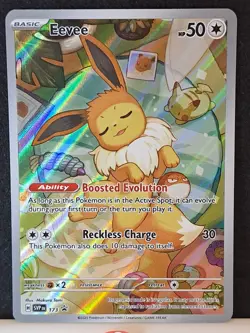 Pokemon TCG Eevee SV 173 Prismatic Evolutions Black Star Promo NM/MT - Image 2