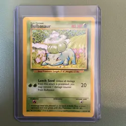 Pokemon TCG Bulbasaur Base Set 44/102 Regular NEAR MINT NM - Image 3