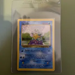 Squirtle 63/102 Base Set - Common Pokemon Card 1999 WOTC - NEAR MINT NM - Image 3