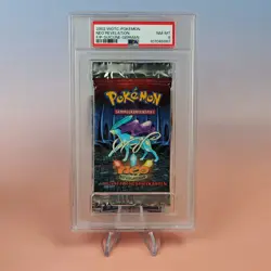 BOOSTER SUICUNE POKEMON 2002 NEO REVELATION GERMAN PSA 8 - Image 1