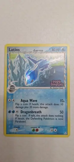 Latios Delta Species 22/110 Holon Phantoms Reverse Holo Stamped Pokemon - Image 1