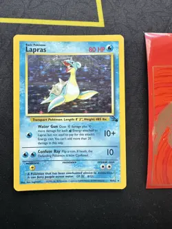 Pokemon Card Lapras 10/62 Fossil Holo Rare 062💎NM💎 - Image 1