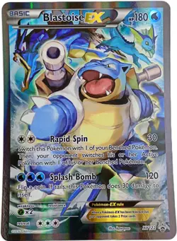 Pokemon TCG - JUMBO Blastoise EX Card Black Star Promo XY122 - NM - Image 1