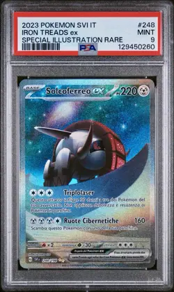 POKEMON PSA 9 IRON TREADS EX 248/198 SCARLATTO e VIOLETTO ITALIANO POP 3!🌏 - Image 1